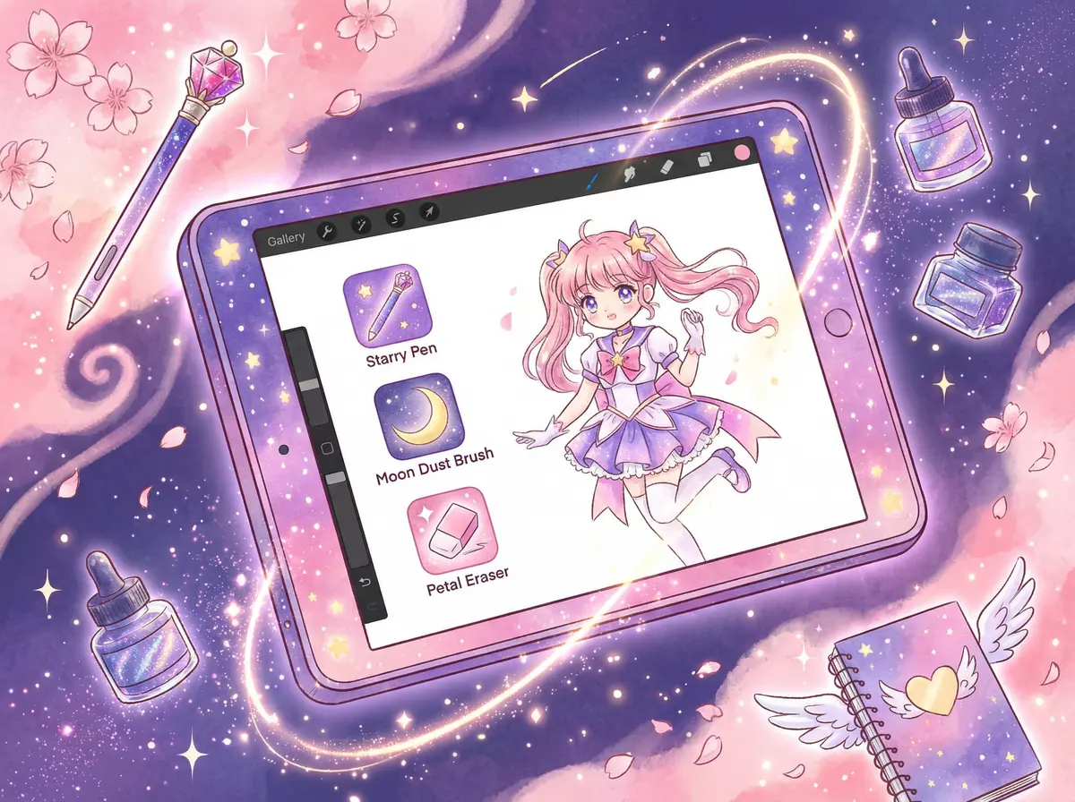 移动端创作工坊绘画界面 - 羞羞漫画 APP功能展示